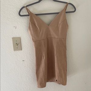 Tan forever 21 it has suede feeling but soft